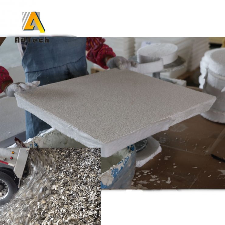 Aluminium Foundry Alumina Reticulated Foam Filter